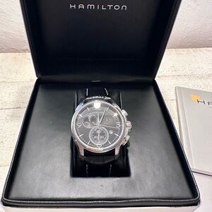 Hamilton Chronograph in Black and Silver